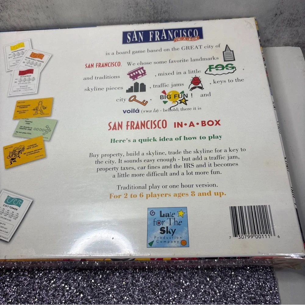 San Francisco In-A-Box Kids Puzzle & Game – Colorful Multicolor City Set